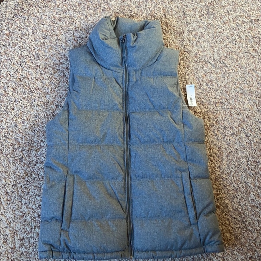 Old Navy: Fleece lined puffer vest